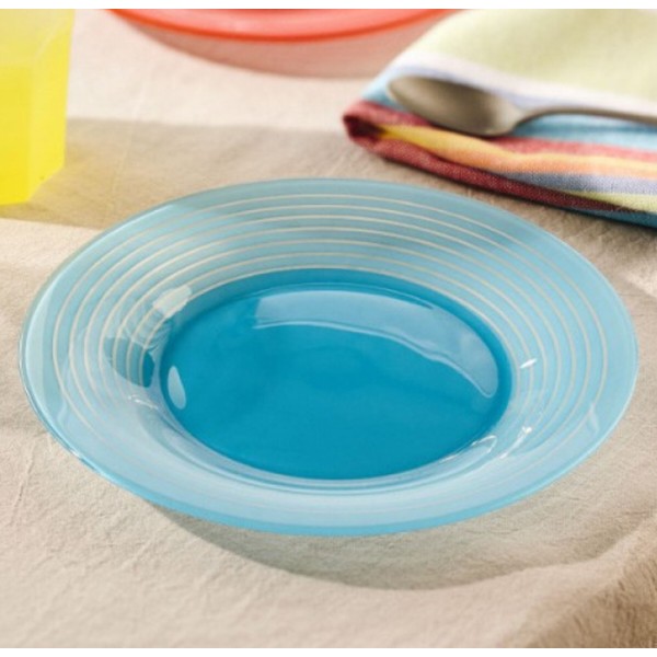 Фото - Тарелка обеденная Luminarc Factory Blue 25 см (P3622)