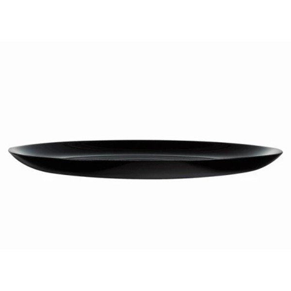 Фото - Тарілка обідня Luminarc Zelie Black 25 см (Q8454)