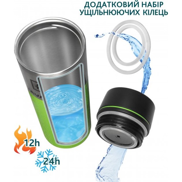 Фото - Термочашка Tavialo 420 мл Green (190420113)