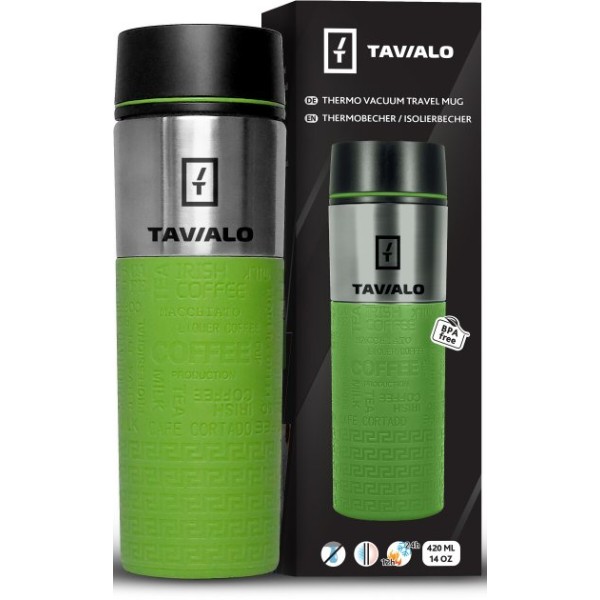 Фото - Термочашка Tavialo 420 мл Green (190420113)