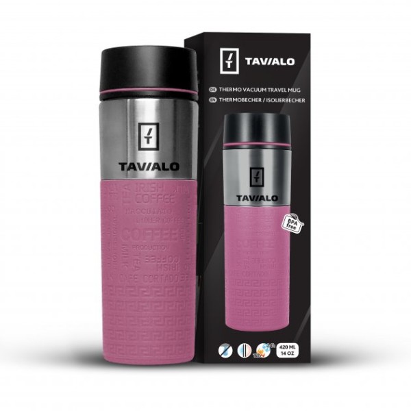 Фото - Термочашка Tavialo 420 мл Pink (190420111)