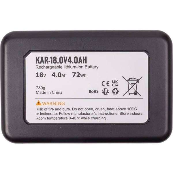 Фото - Аккумулятор для электроинструментов PowerPlant KARCHER 18V 4.0Ah Li-ion (TB922161)