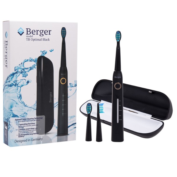 Фото - Зубная щетка электрическая Berger TB Optimal Black+Case