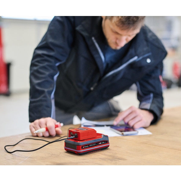 Фото - З/П до акумуляторної батареї для електроінструментів Einhell TC-CP 18 Li USB A/C - Solo без АКБ та ЗП (4514148)