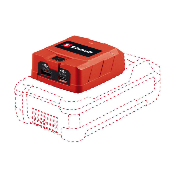 Фото - З/П до акумуляторної батареї для електроінструментів Einhell TC-CP 18 Li USB A/C - Solo без АКБ та ЗП (4514148)
