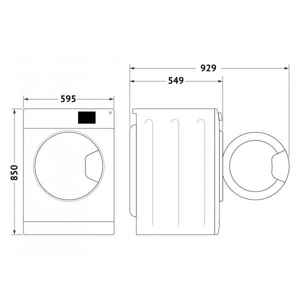 Фото - Стирально-сушильная машина Indesit EWDE 71280 W EU