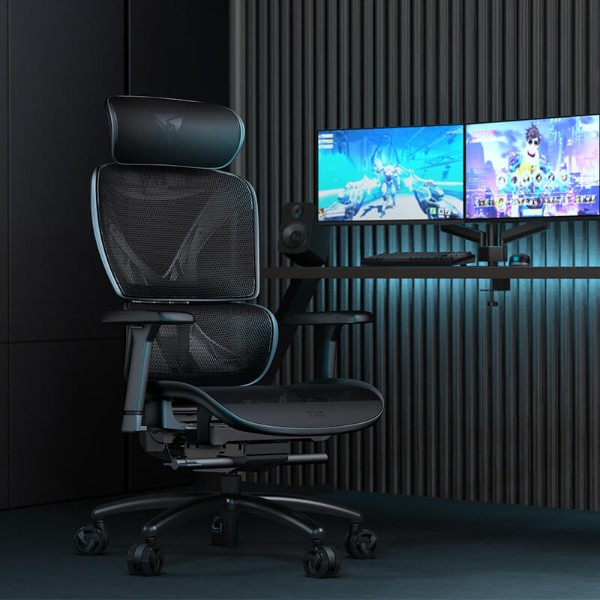 Фото - Крісло для геймерів TX3 XTC Pro 360 Mesh Black (TEGC-3091101.11)