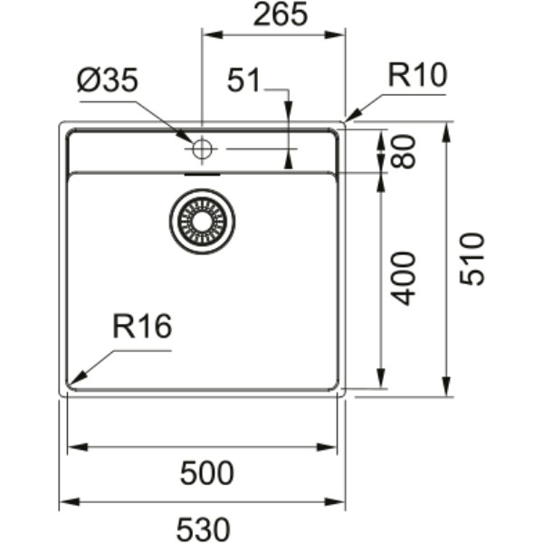 Фото - Мойка кухонная Franke MRX 210-50 TL (127.0598.750)