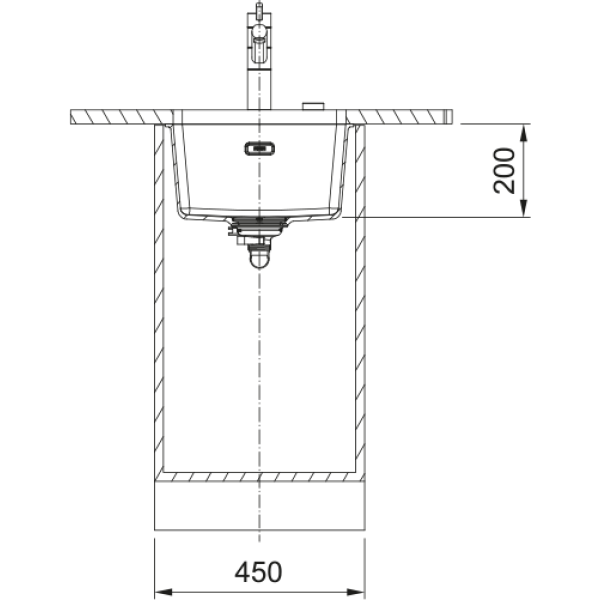 Фото - Мийка кухонна Franke Maris 403х433х200 мм MRG 110-37 чорний матовий (125.0701.774)