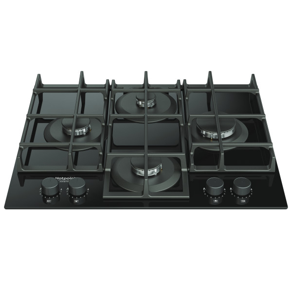 Фото - Варильна поверхня газова Hotpoint-Ariston HAGS61F/BK1
