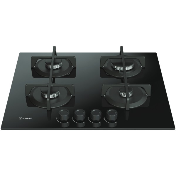 Фото - Духовой шкаф + варочная панель газовая Indesit IOK58HSB + ING61T/BK1