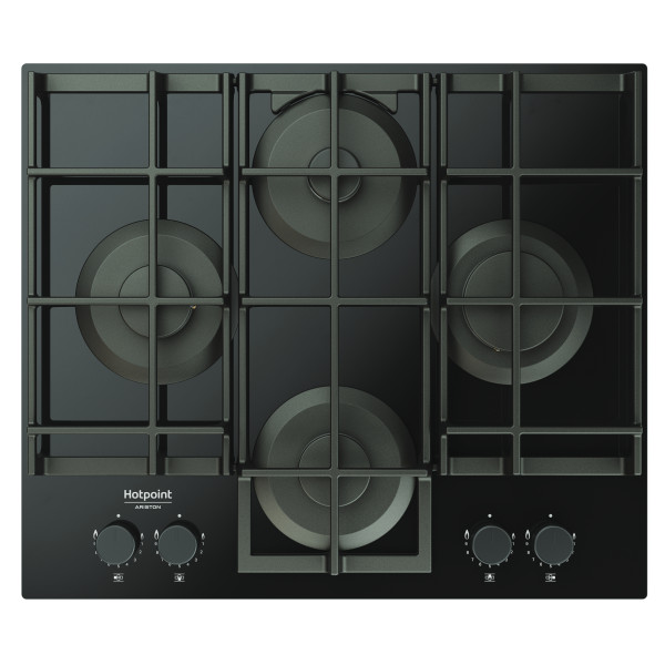 Фото - Варильна поверхня газова Hotpoint-Ariston HAGS61F/BK1
