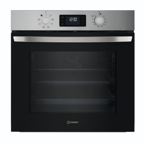 Фото - Духова шафа + варильна поверхня газова Indesit IO255HUX + THP641IX/I