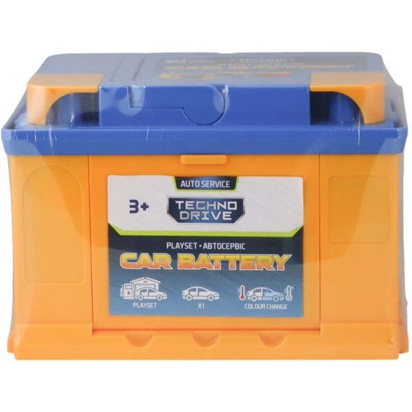 Фото - Ігровий набір TechnoDrive CAR BATTERY - АВТОСЕРВІС З МІНІ-МОДЕЛЮ ЗМІНИ КОЛІР в асортименті (SK-121SKS)