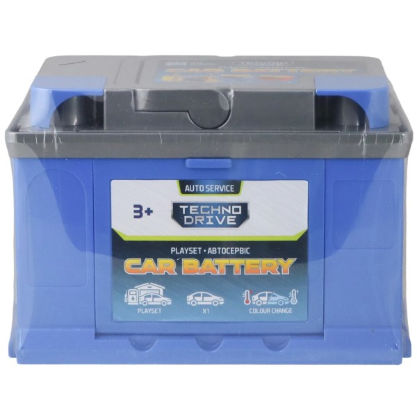 Фото - Ігровий набір TechnoDrive CAR BATTERY - АВТОСЕРВІС З МІНІ-МОДЕЛЮ ЗМІНИ КОЛІР в асортименті (SK-121SKS)