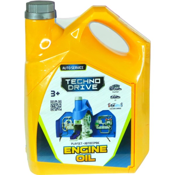 Фото - Ігровий набір TechnoDrive ENGINE OIL - АВТОСЕРВІС З МІНІ-МОДЕЛЮ ЗМІНИ КОЛІР в асортименті (SK-122SKS)