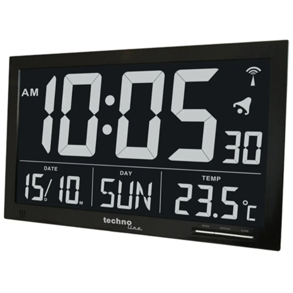 Фото - Настенные часы Technoline WS8007 Black