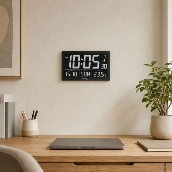 Фото - Настенные часы Technoline WS8007 Black