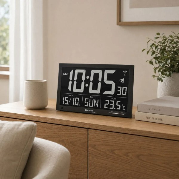 Фото - Настенные часы Technoline WS8007 Black
