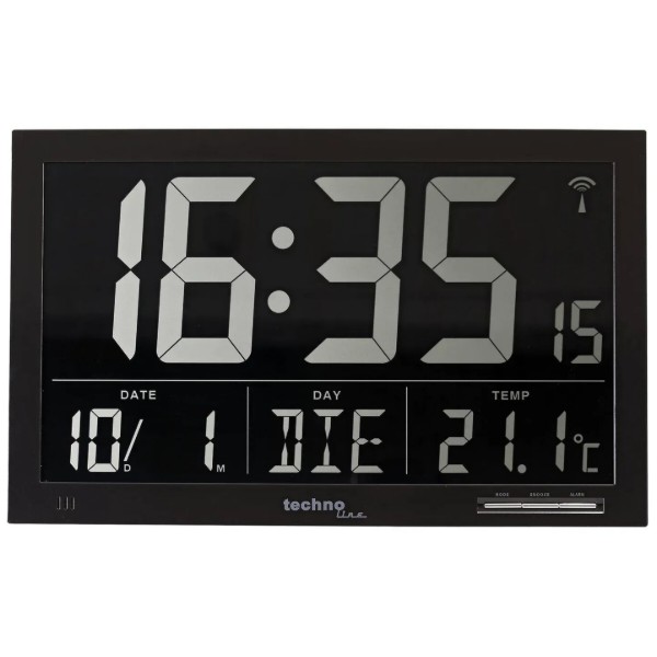 Фото - Настенные часы Technoline WS8007 Black