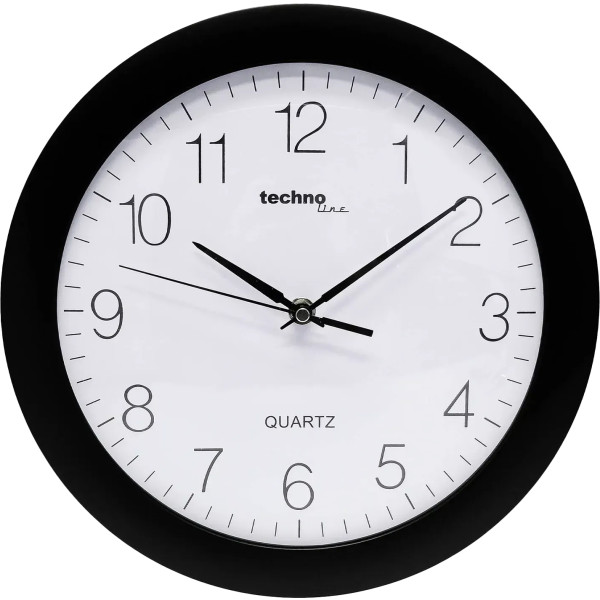 Фото - Настенные часы Technoline Black (WT7000 schwarz) Фото - Настенные часы Technoline Black (WT7000 schwarz)