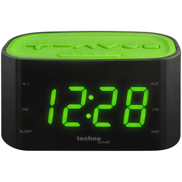 Фото - Радиочасы Technoline Black/Green (WT465 grun)