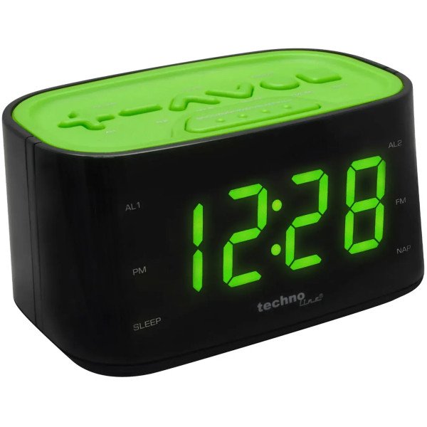 Фото - Радиочасы Technoline Black/Green (WT465 grun)