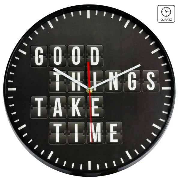 Фото - Настенные часы Technoline Good Things Take Time (775485)