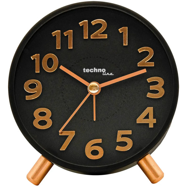Фото - Настольные часы Technoline Modell F Black/Cooper (Modell F)