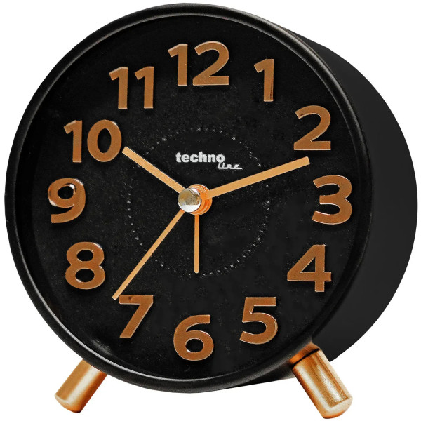 Фото - Настольные часы Technoline Modell F Black/Cooper (Modell F)