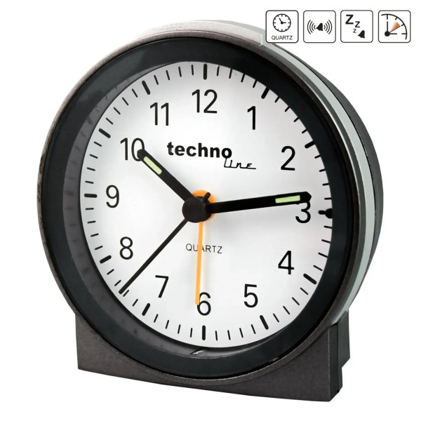 Фото - Настільний годинник Technoline Modell G Black (Modell G)