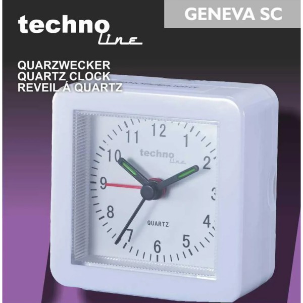 Фото - Настільний годинник Technoline Modell SC White (Modell SC weis)