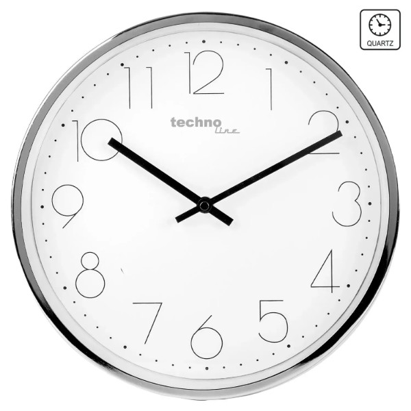Фото - Настенные часы Technoline White/Silver (WT7210)