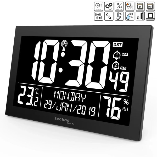 Фото - Термогігрометр Technoline WS8017 Black