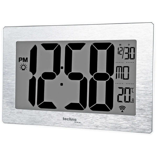 Фото - Настенные часы Technoline WS8019 Silver Фото - Настенные часы Technoline WS8019 Silver