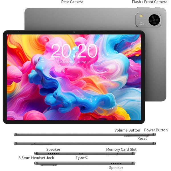 Фото - Планшет Teclast M50T 10.1" 4/128GB Grey