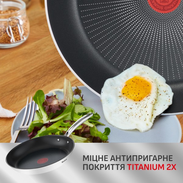 Фото - Набір сковорідок Tefal G732S335 Duetto+ 20/24/28 см