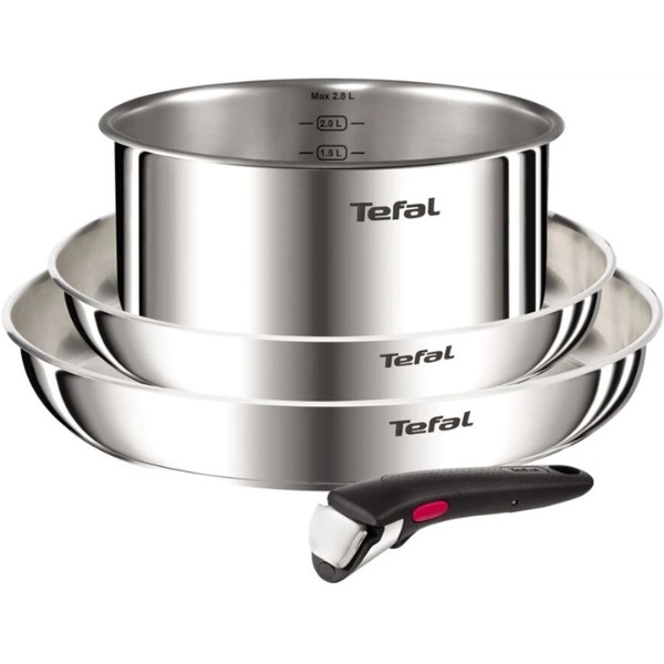 Фото - Набор посуды Tefal L896S453 Ingenio 4 пр. 22/24/28 см