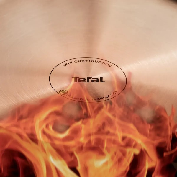 Фото - Комплект посуду сковорода Tefal E3410655 Emotion+ Power 28 см + щипці кухонні K1991334 Ingenio+