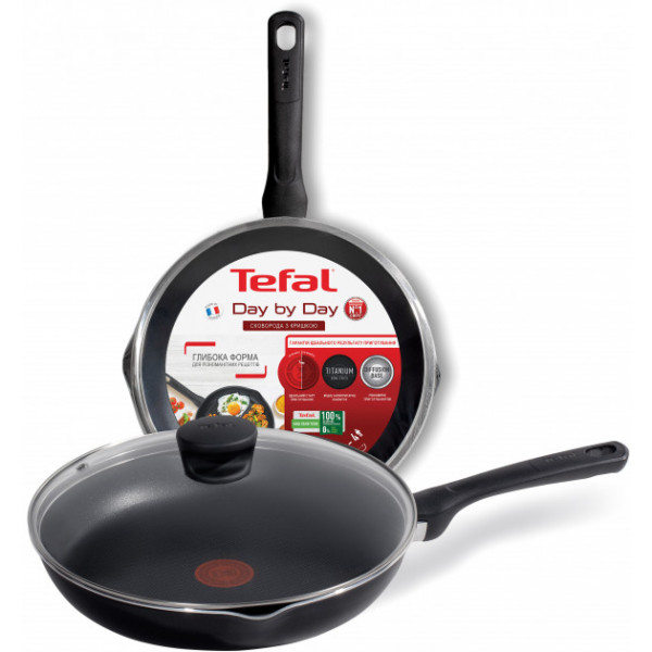 Фото - Сковорода универсальная Tefal B558SET1 Day by Day с/кр 28 см