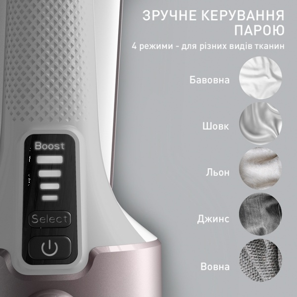 Фото - Вертикальний відпарювач ручний Tefal DT8720E0  PURE FORCE