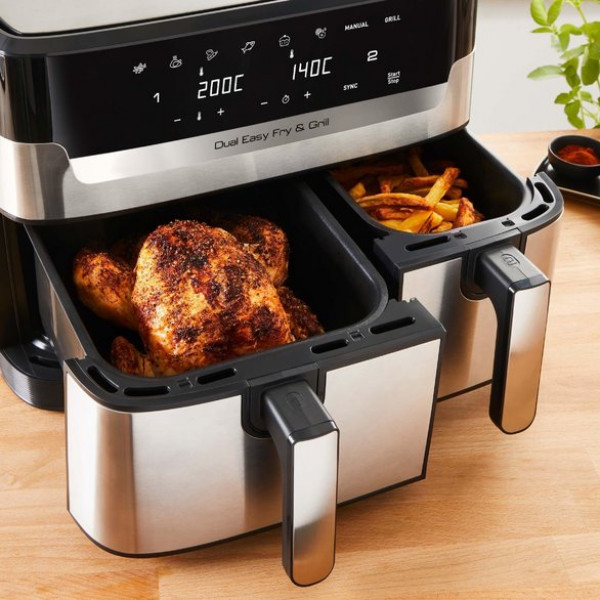 Фото - Мультипіч Tefal Dual Easy Fry EY905D10
