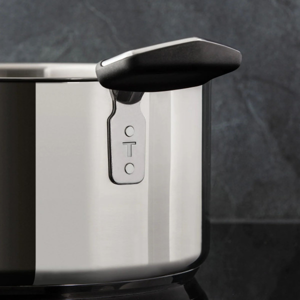 Фото - Кастрюля Tefal E3286145 Space+ Emotion+ 22 см (6,4 л) для пасты, с кр.