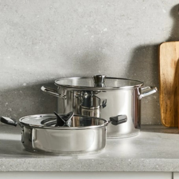 Фото - Каструля Tefal E3368555 Space+ Emotion+ XL 32 см (13,8 л) з кр.