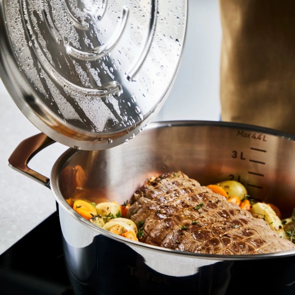 Фото - Каструля Tefal E3394655 Emotion+ Gourmet 24 см (4,4 л) з кр.