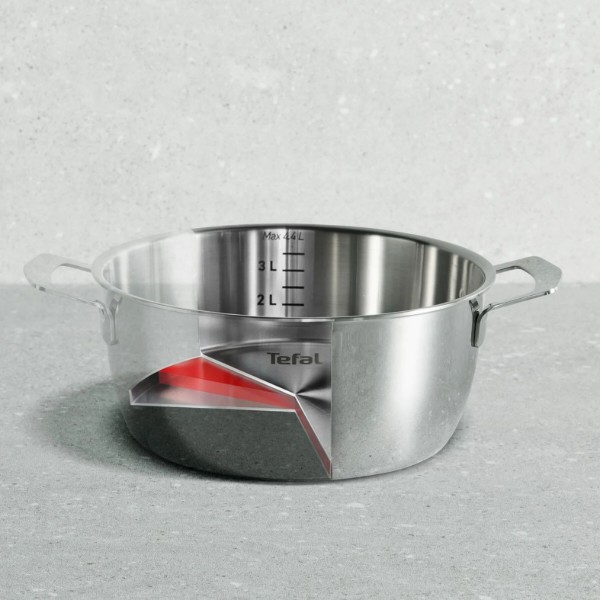 Фото - Каструля Tefal E3394655 Emotion+ Gourmet 24 см (4,4 л) з кр.