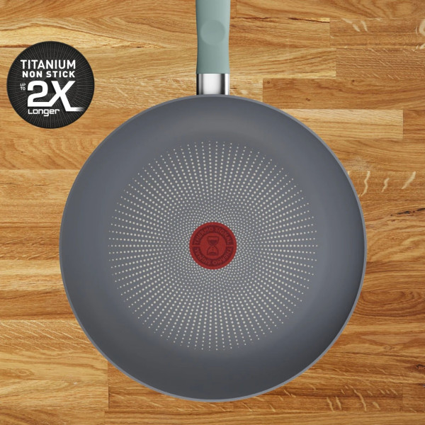 Фото - Сковорода універсальна Tefal G0160202 Halo Eucalyptus 20 см