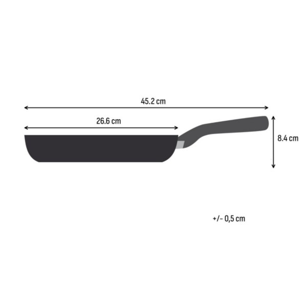 Фото - Сковорода універсальна Tefal G3390532 Exсell Cook 26 см