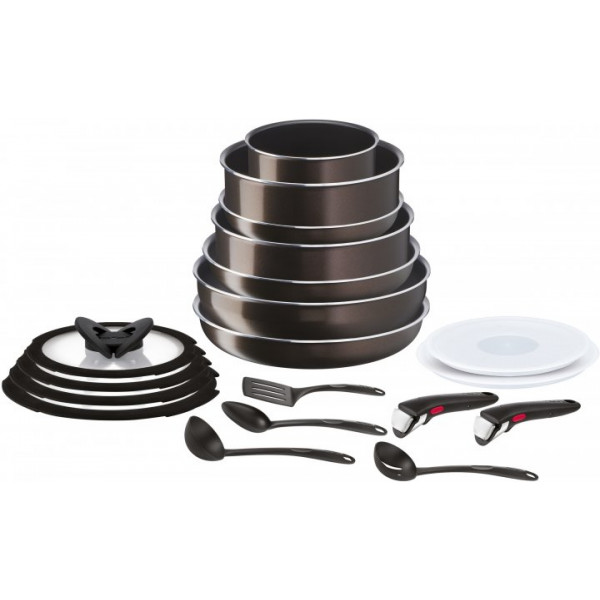 Фото - Набір посуду зі знімною ручкою Tefal L1509973 Ingenio XL INTENSE 19 пр