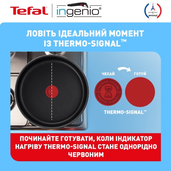 Фото - Набор посуды со съемной ручкой Tefal L1539053 Ingenio Easy Cook & Clean 10 пр